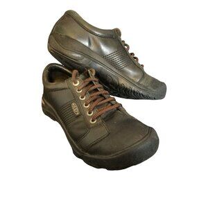 Keen Mens 1007722 Austin Leather Casual Walking Shoes Lace Up Size 9.5